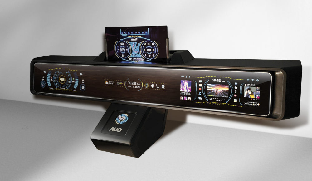 熊猫体育Micro LED沉浸式车舱显示方案结合 可卷式、可伸缩的Micro LED应用并可呈现不同的质感纹路，展现人性化设计