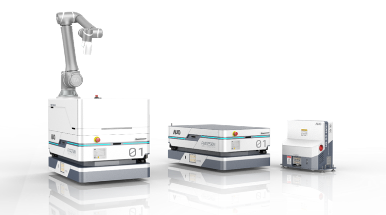 友達數位開發的自主式移動機器人（AMR250M），搭配全向輪並結合AI演算法、2D LiDAR、3D攝影機等技術，協助客戶實現產線全自動化